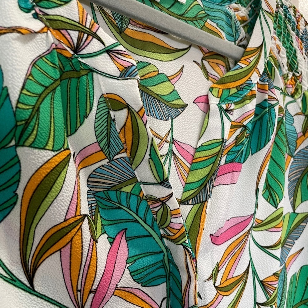 Green and Pink Button Down Shirt - Picture 14 of 15